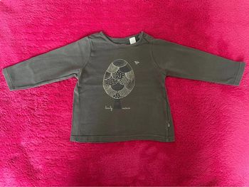 T-shirt manches longues Obaïbi 12 mois - 74 cm