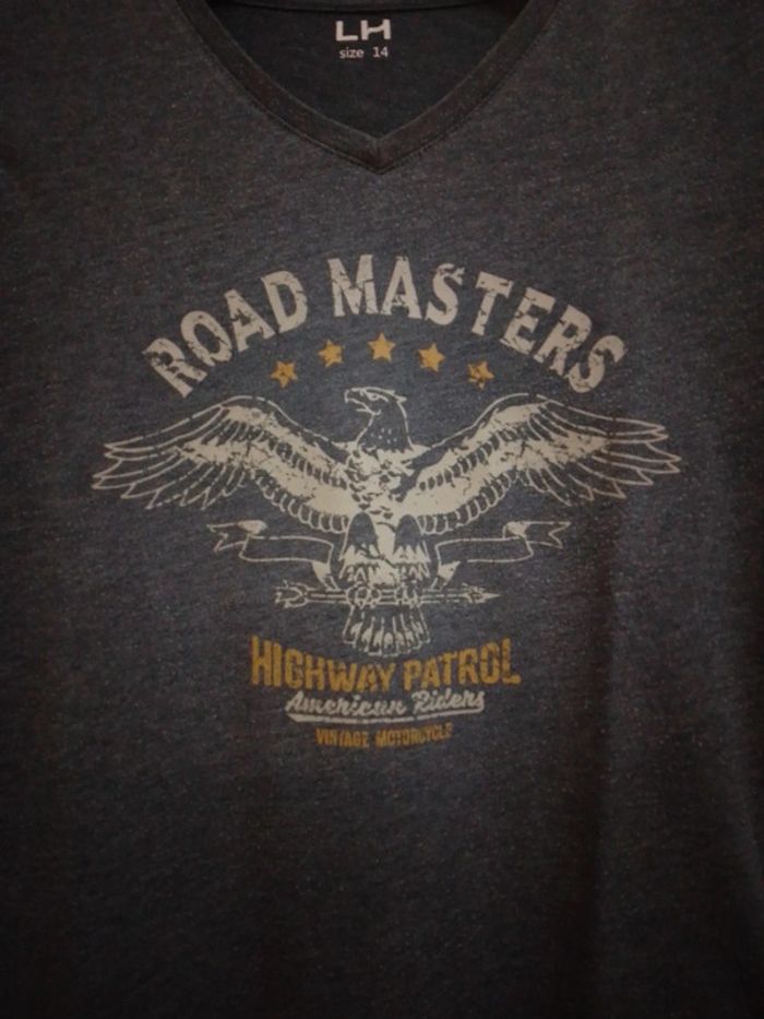 T-shirt manches longues "Road Masters" T.14 ans - LH - photo numéro 13