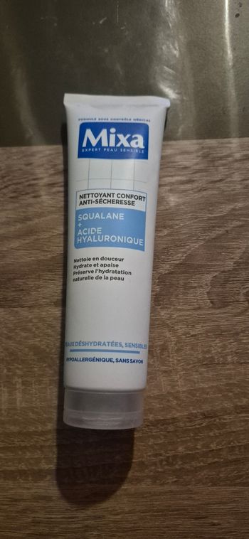 Nettoyant Visage Mixa Anti-Sécheresse - Squalane & Acide Hyaluronique
