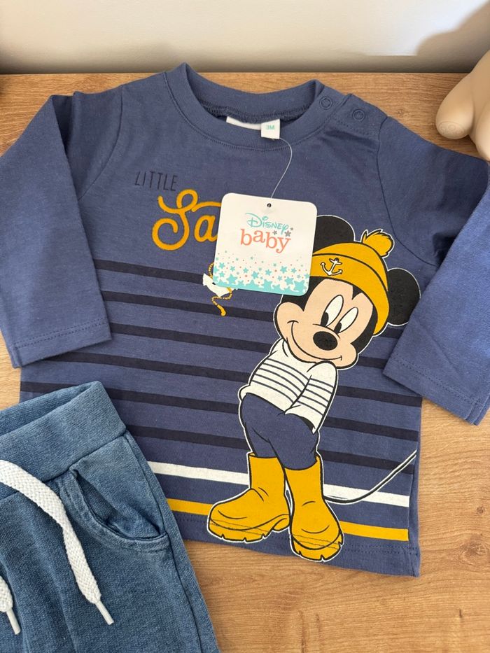 Lot de vêtements 8 pièces (4 hauts + 4 bas) - taille 3 mois - photo numéro 2