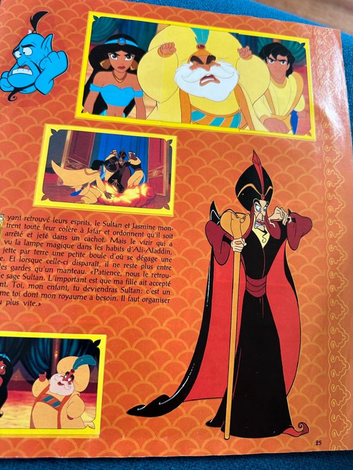 Album Panini images complet Disney Aladdin lampe magique Jasmine stickers autocollants - photo numéro 7