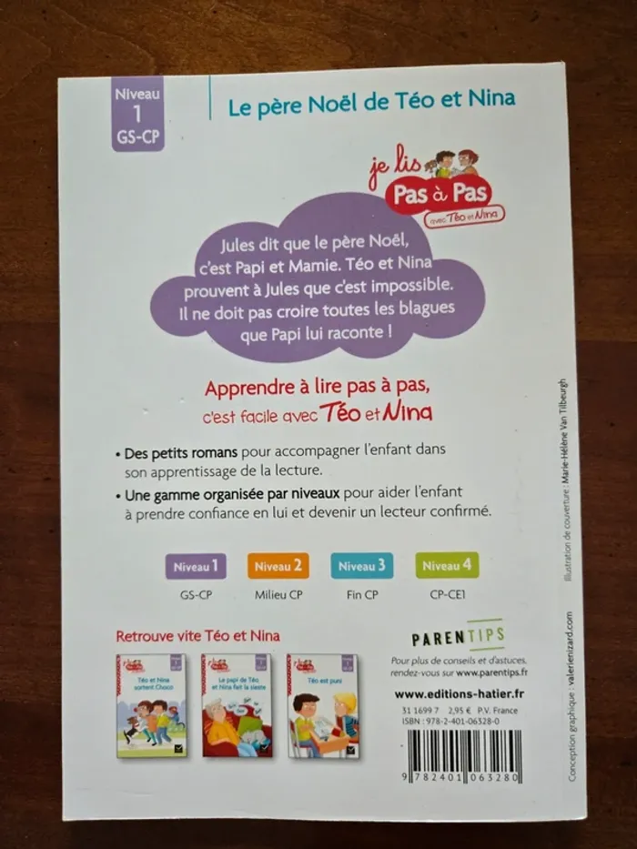 Livre GS CP Le père Noël de Téo et Nina - photo numéro 2