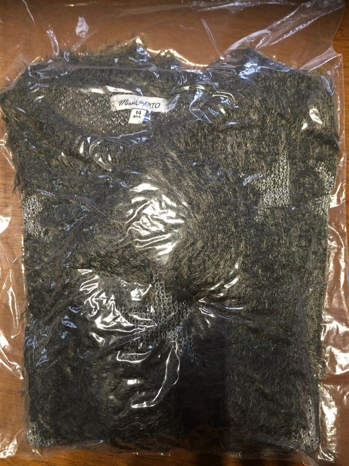 Pull mohair gris Miss Liberto 14A - photo numéro 5