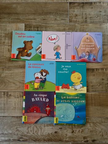 Lot de 7 livres les belles histoires des tout-petits / petits