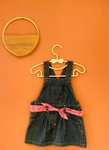 Robe en jean fille- 12 mois
