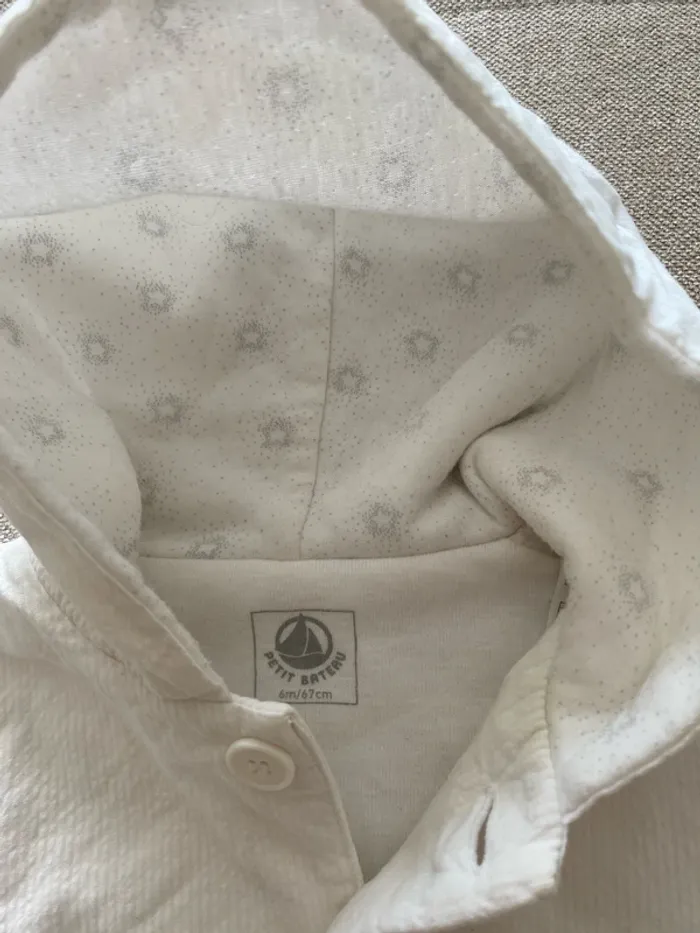 Manteau matelassé 6 mois petit bateau neuf - photo numéro 4