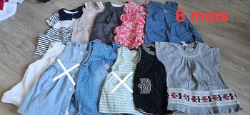 Lot de 9 robes 6 mois