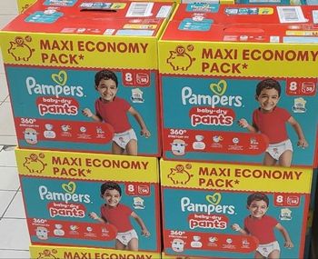 Couches pampers baby-dry pants T8 