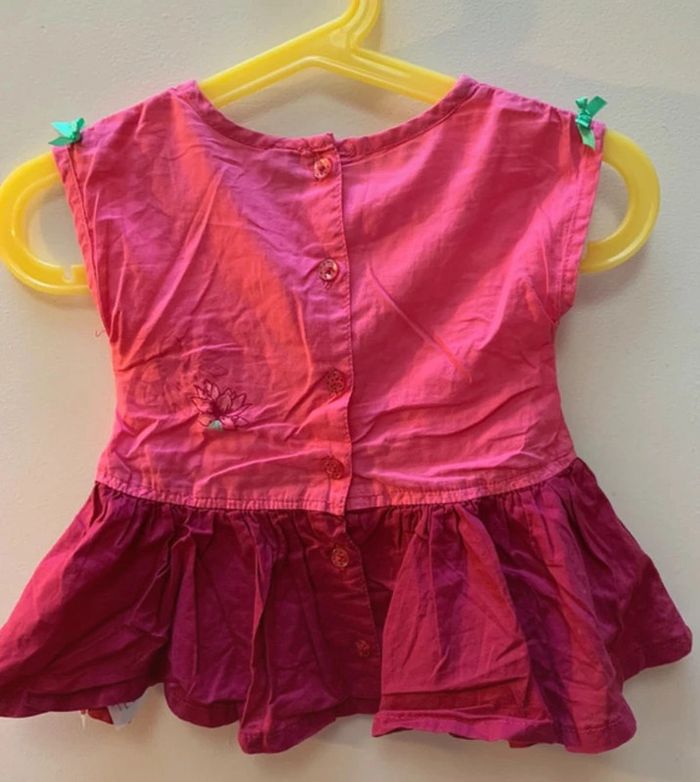 Combinaison Robe Orchestra Rose Foncé 6 Mois - photo numéro 5