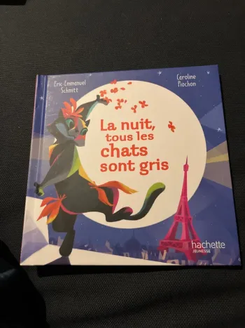 Livre pour enfants macdo la nuit tout les chats sont gris