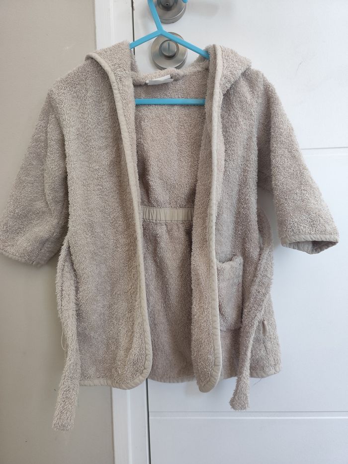 Peignoir éponge bébé Vertbaudet 12-18 mois - photo numéro 3