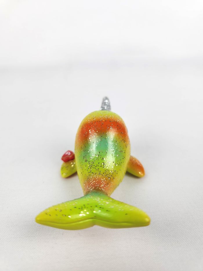 Figurine TY Mini Boos - Nori le Narval - Paillettes - Collection - photo numéro 3