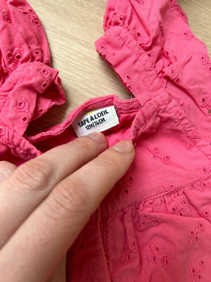 Combishort rose 12 mois - photo numéro 3