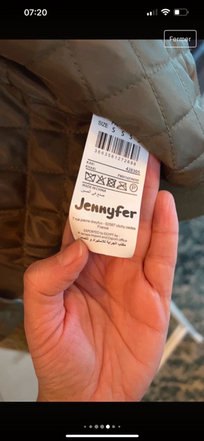 Blouson aviateur Jennyfer (neuf, kaki), S / 36 / 8 - photo numéro 7