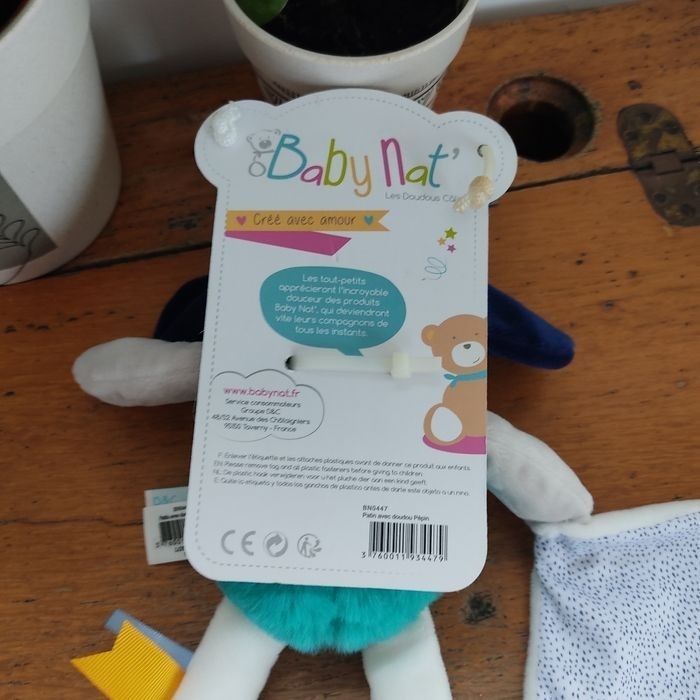Doudou chien Baby Nat Neuf - photo numéro 3
