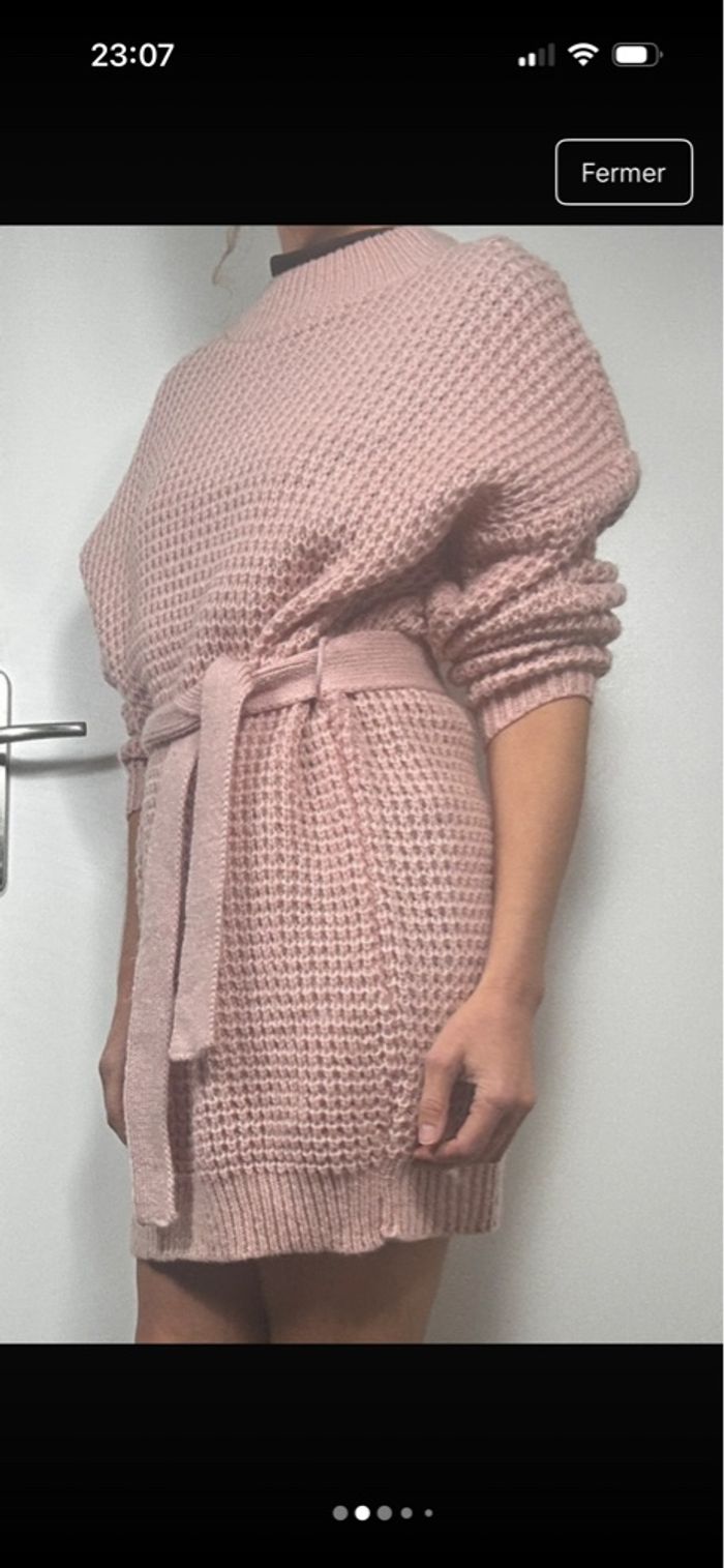 Robe pull rose - photo numéro 3