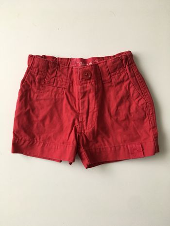 Short rouge 6 mois