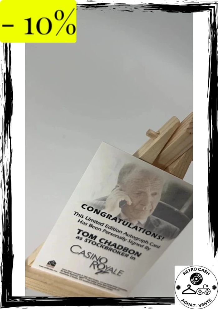 James Bond 2017 Final Edition - Tom Chadbon - Courtier en valeurs mobilières -  Stockbroker - photo numéro 8