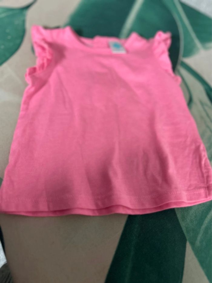 Lot de 7 vêtements bébé fille 3 mois robe gilet tee shirts pyjama - photo numéro 4