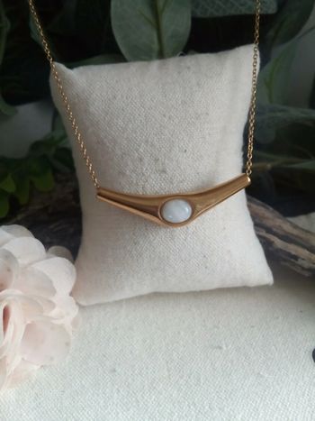 Collier bohème pierre de lune