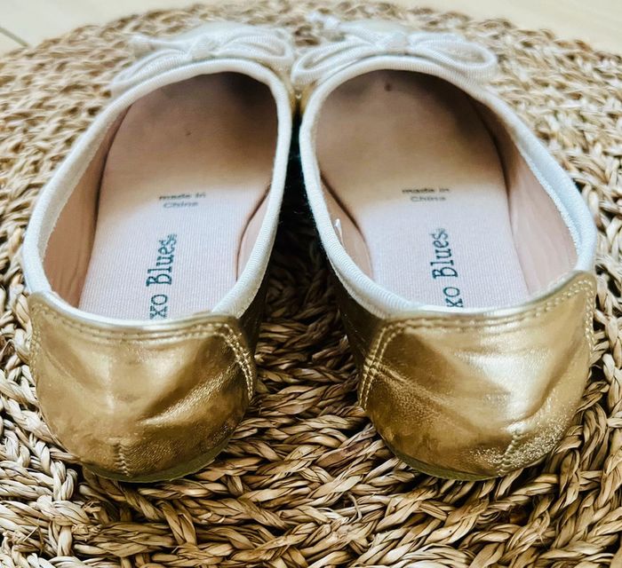 Ballerines dorées Saxo Blues - photo numéro 4