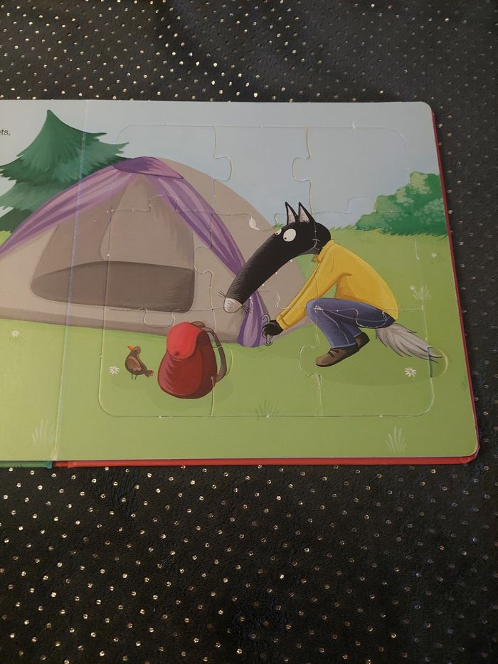 Livre puzzle de petit loup - photo numéro 6