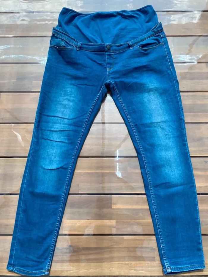 Jean taille haute de grossesse kiabi