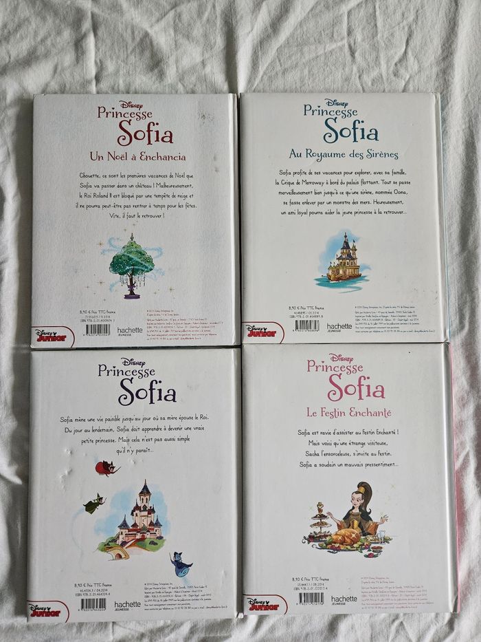 Lot de 4 livres princesse Sofia de Disney - photo numéro 2