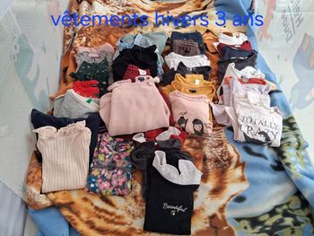 Lot de vêtements hivers fille