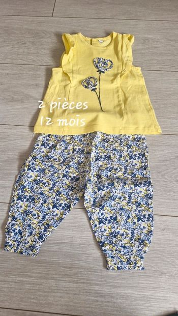 Ensemble 2 pièces 12 mois