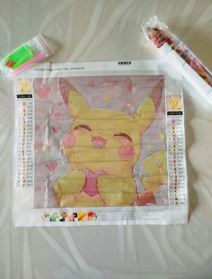 Diamond painting Pikachu #Z020 - photo numéro 2