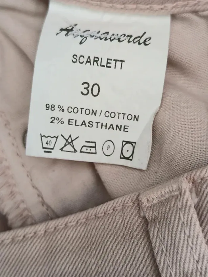 Jean Aquaverde coupe slim ,taille mi_haute , stretch - photo numéro 10