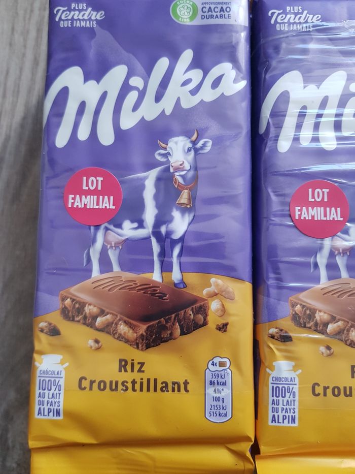 Tablettes milka riz croustillant - photo numéro 2