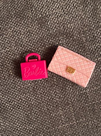 Lot sac poupée barbie