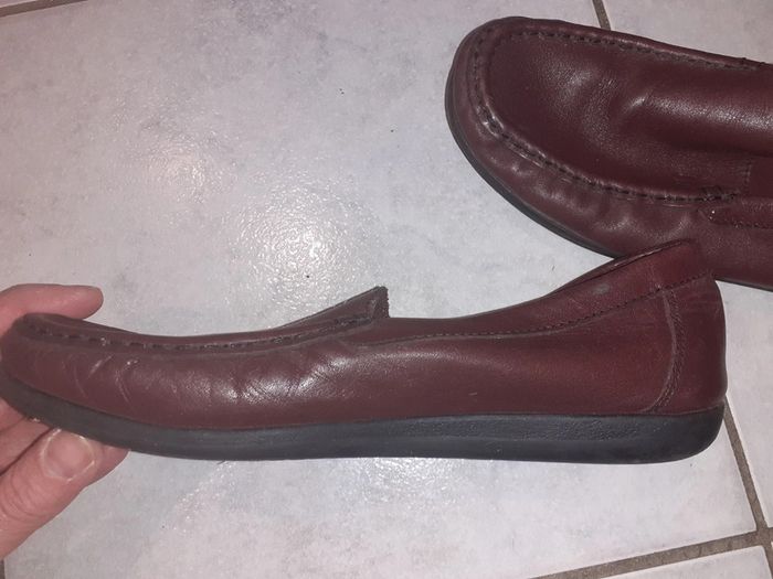Chaussure bateaux  en cuir - photo numéro 6