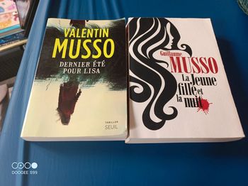Lot de 2 romans frère Musso