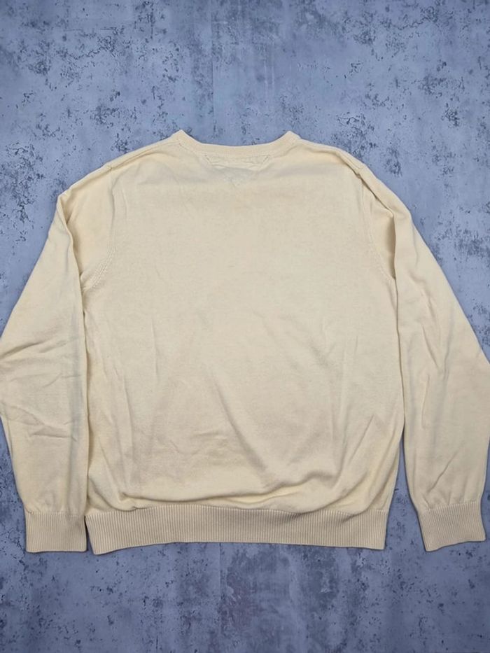 Pull col V Tommy Hilfiger jaune, XL Hommes - photo numéro 7