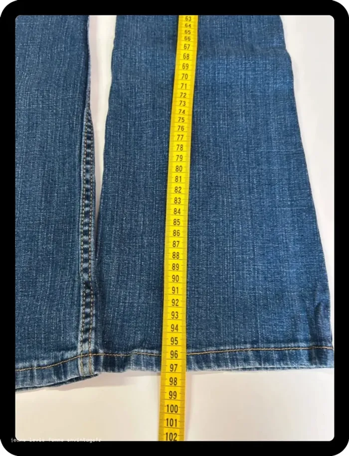 Jean Levi's Femme 524 Too Superlow Bootcut Bleu | W27 FR36 | Très Bon État | BP127 - photo numéro 9