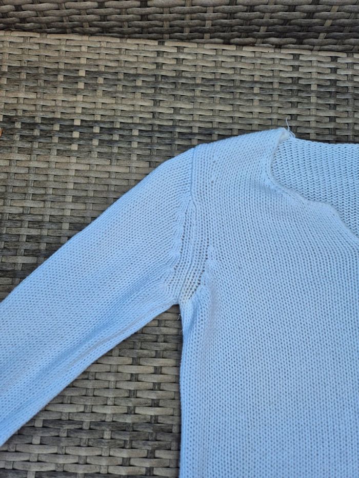 Pull blanc à manches longues pour femme T. 42 - photo numéro 10
