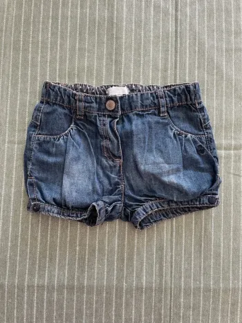 Short en jeans