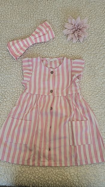 Robe à rayures et bandeau