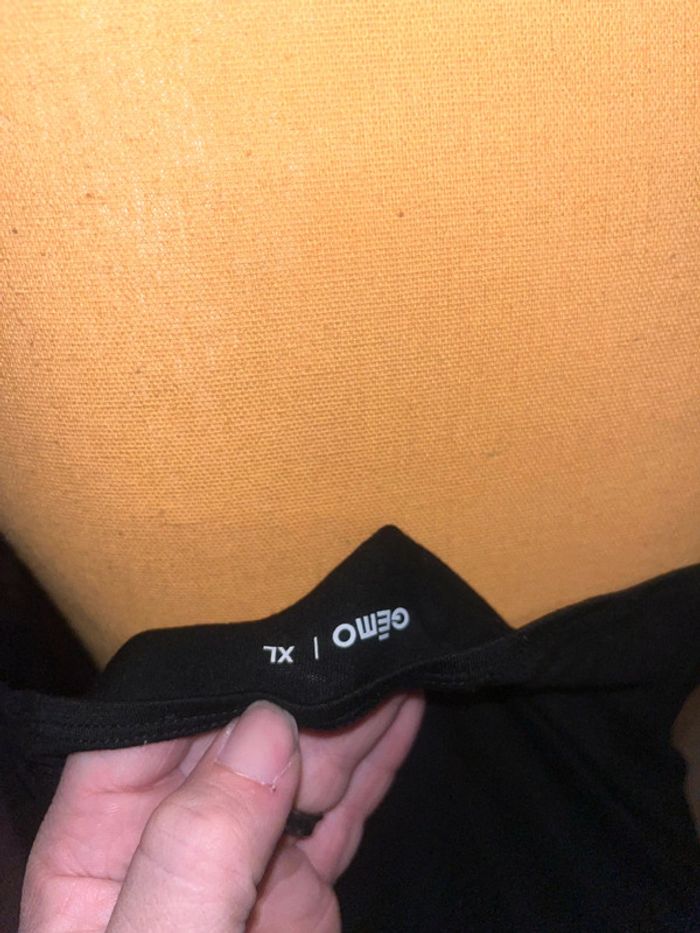 Debardeur bi matiere gémo noir XL - photo numéro 5