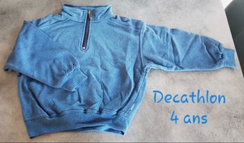 Pull sweat 4 ans Décathlon