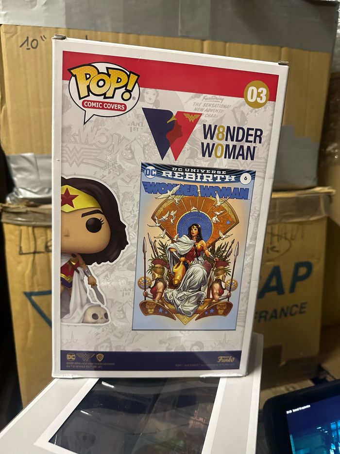 Funko Pop Comic Covers 3 Heroes De Dc Comics Wonder Woman - photo numéro 3