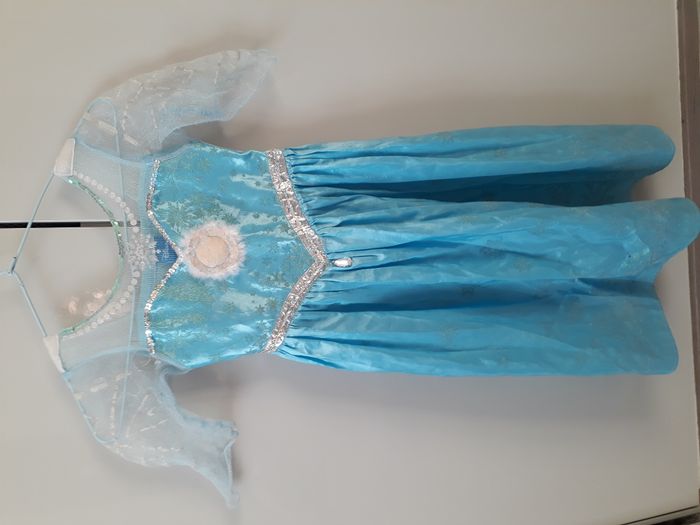 Déguisement robe de princesse bleue 5 - 6 ans Disney