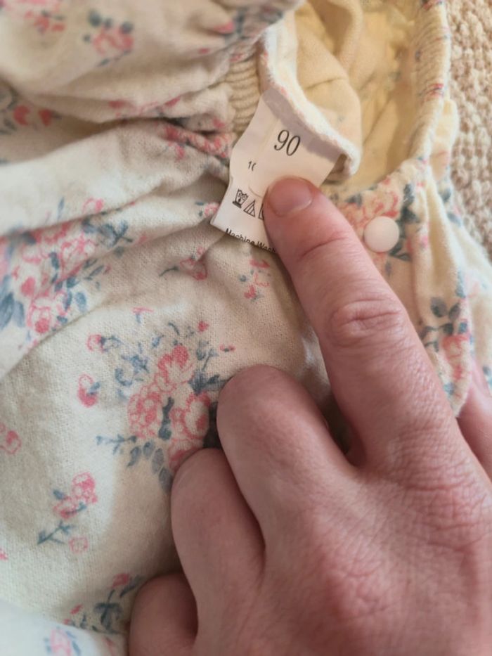 Barboteuse fleurie bohème 100% coton neuve 2 ans - photo numéro 3