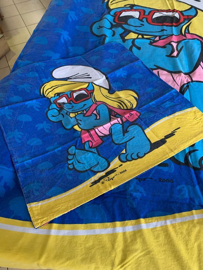 Parure de lit Schtroumpfs - photo numéro 2