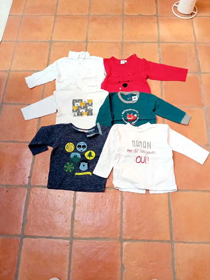 Chemise et tee-shirts