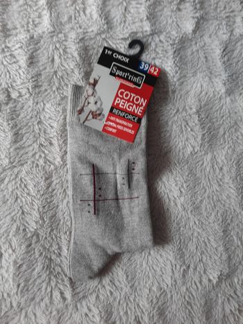 Jolie chaussette en coton peigné 39-42