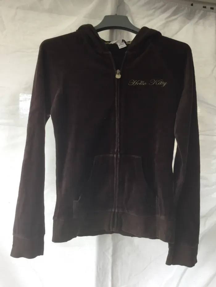 Veste sweat velour fille H&M taille XS